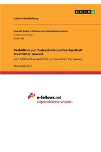 Verhältnis von Todesstrafe und Verfasstheit staatlicher Gewalt