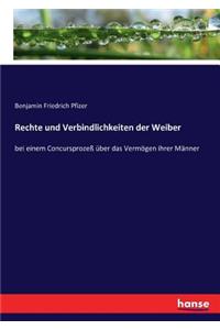 Rechte und Verbindlichkeiten der Weiber