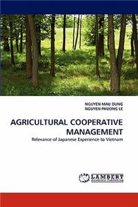 Agricultural Cooperative Management