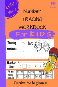 Number Tracing book for Preschoolers