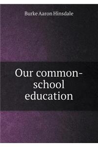 Our Common-School Education