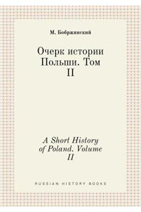 A Short History of Poland. Volume II