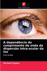 A dependência do comprimento de onda da dispersão intra-ocular da luz