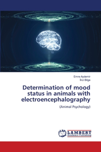 Determination of mood status in animals with electroencephalography