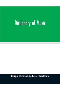 Dictionary of music