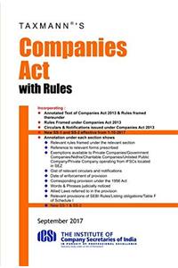 Companies Act with Rules (Paperback Pocket Edition)