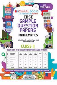 Oswaal CBSE Sample Question Paper Class 11 Mathematics Book(For March 2020 Exam)