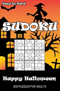 Easy to Hard Sudoku Happy Halloween