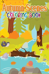 Autumn Scenes Coloring Book