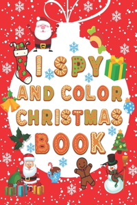 I Spy and Color Christmas Book