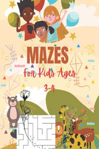 Mazes for kids 3-4