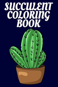 Succulent Coloring Book