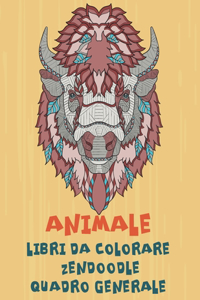Libri da colorare Zendoodle - Quadro generale - Animale