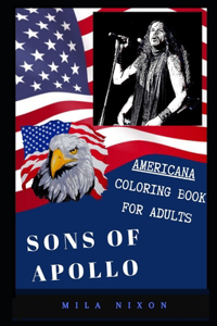 Sons of Apollo Americana Coloring Book for Adults