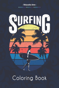 Surfing Coloring Book