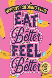 Vegans Coloring Book