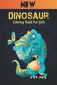 Dinosaur Coloring Book for Girls