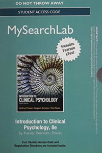 MyLab Search with Pearson eText-- Standalone Access Card-- for Introduction to Clinical Psychology