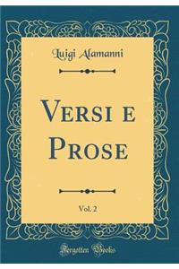 Versi E Prose, Vol. 2 (Classic Reprint)