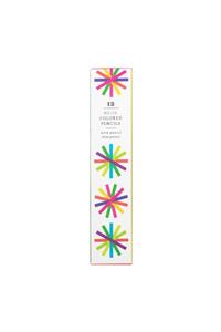 Neon Colored Pencil Set with Sharpener