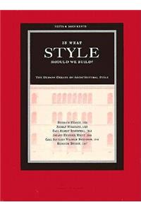 In What Style Should we Build?