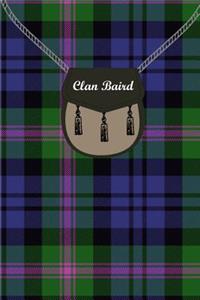 Clan Baird Tartan Journal/Notebook
