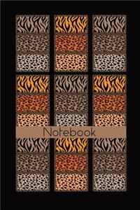 Jungle Style Animal Print Notebook