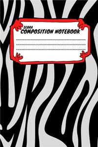 Zebra Composition Notebook