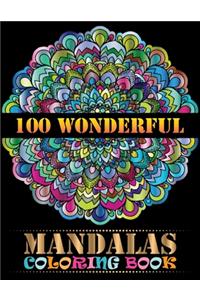 100 Wonderful Mandalas Coloring Book