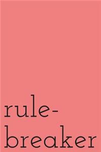 Rule-Breaker Coral Journal