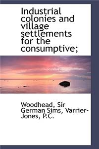 Industrial Colonies and Village Settlements for the Consumptive;