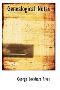 Genealogical Notes