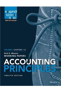 Accounting Principles, Volume 1 Chapters - 12