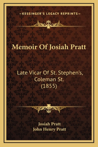 Memoir Of Josiah Pratt