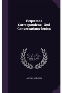 Bequemes Correspondenz- Und Conversations-lexion