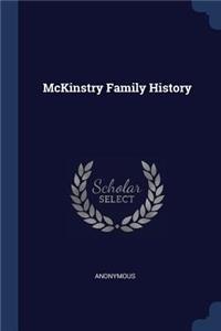 McKinstry Family History