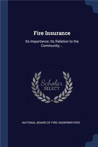 Fire Insurance