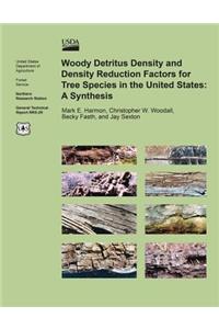 Woody Detritus Density and Density Reduction Factors for Tree Species in the United States