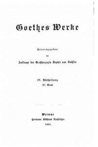 Goethes werke - IV