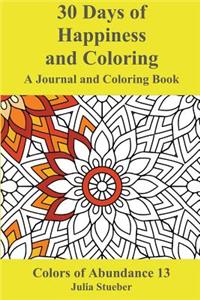 30 Days of Happiness and Coloring