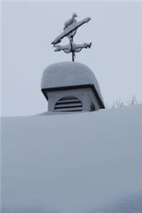 Weathervane Horse Equine Winter Snowstorm Journal