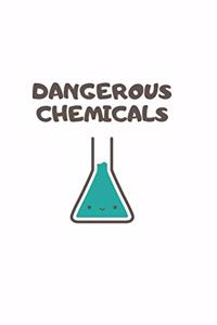 Chemical Engineer Notebook - Dangerous Chemicals - Notebook to Take Notes at Work.