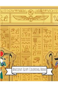 Ancient Egypt Coloring Book