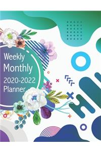 2020-2022 Weekly Monthly Planner