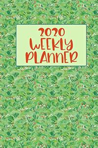 2020 Weekly Planner: Grass and tulips 2020 organizer journal calendar gift for women men gifts goal planning notebook business gift busy mom organizer