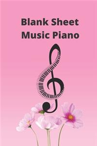 Blank Sheet Music Piano