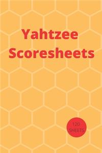 Yahtzee Scores Sheets