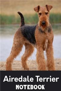 Airedale Terrier notebook: wonderful Blank Lined Gift notebook For Airedale Terrier dog lovers