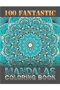 100 Fantastic Mandalas Coloring Book