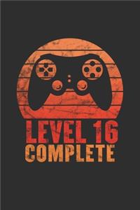 Level 16 Complete